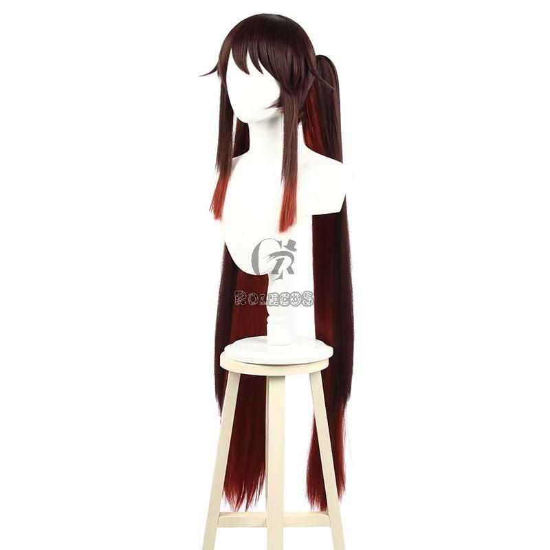 Game Genshin Impact Hu Tao Brown Gradient Cosplay