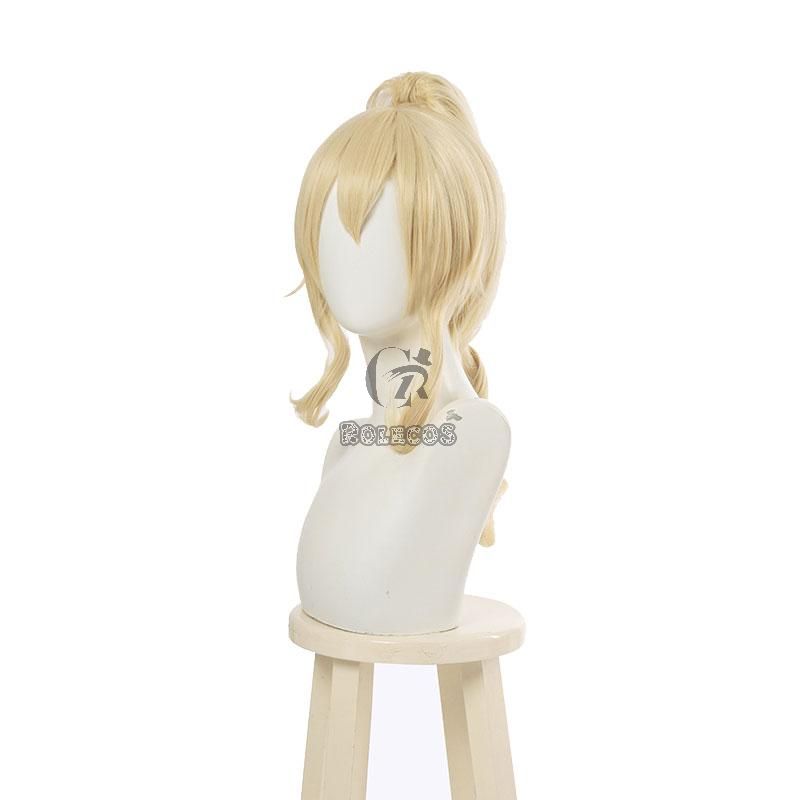 Game Genshin Impact Jean Blond Cosplay Wigs