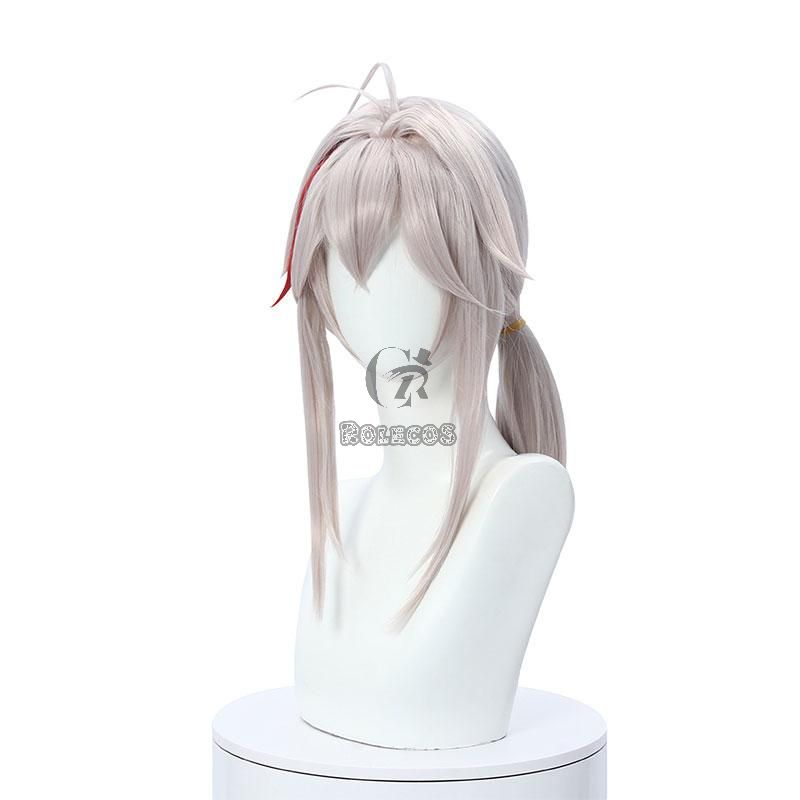 Game Genshin Impact Kazuha Pink Highlights Cosplay Wigs