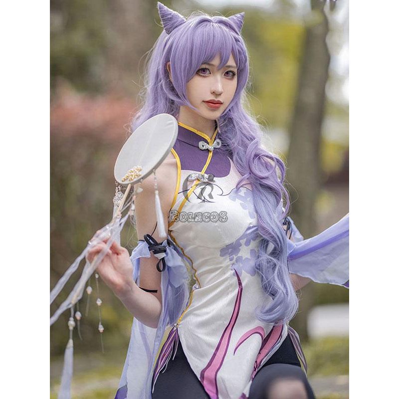 Game Genshin Impact Keqing CheongsamCosplay Costume