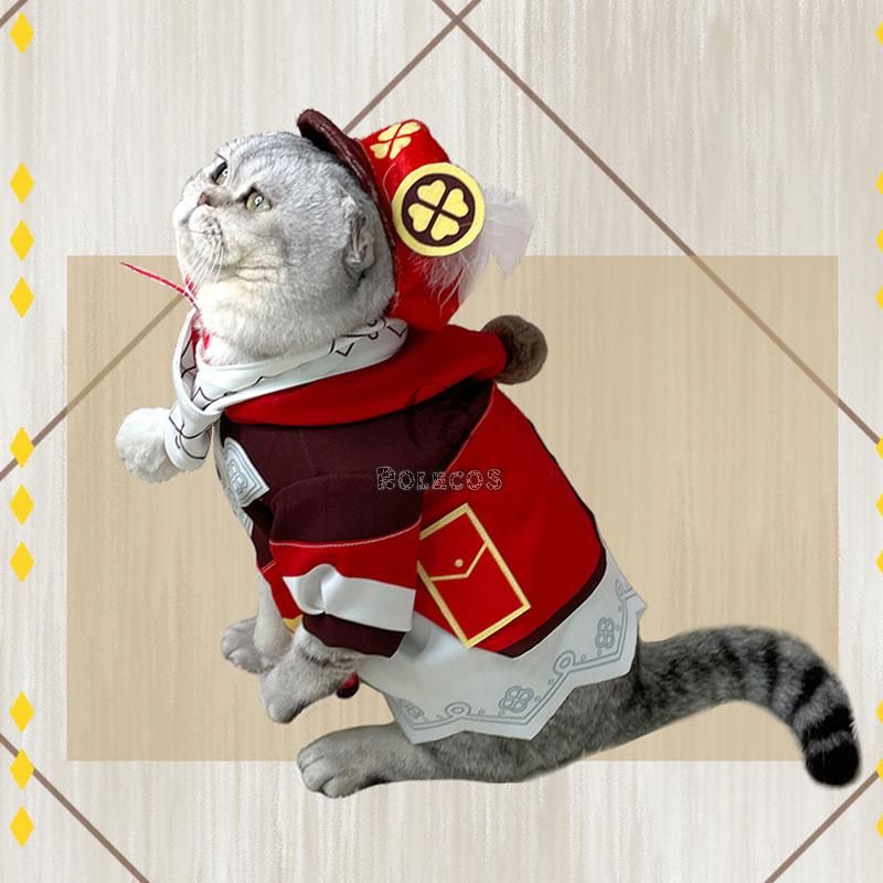 Game Genshin Impact Klee Cat Cosplay Costume