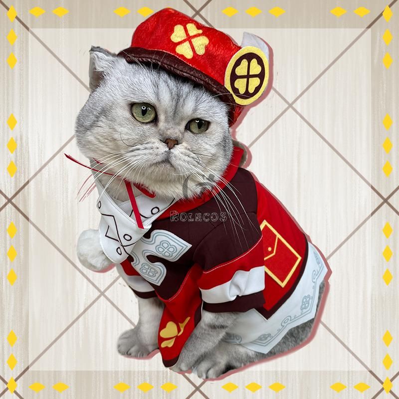 Game Genshin Impact Klee Cat Cosplay Costume
