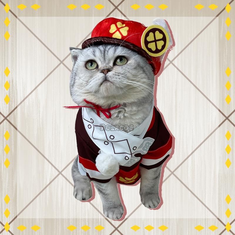 Game Genshin Impact Klee Cat Cosplay Costume