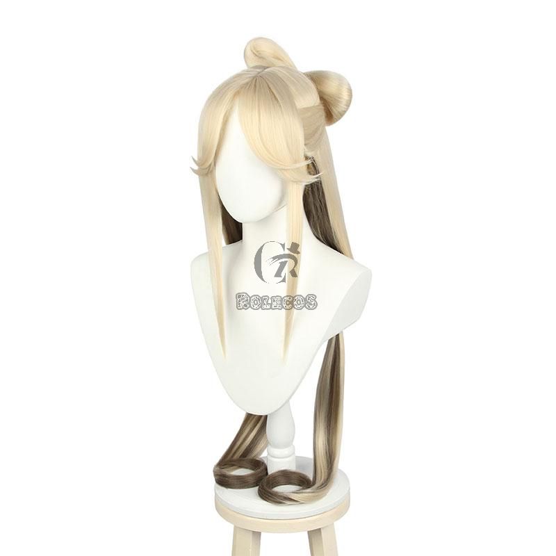 Game Genshin Impact Ningguang Blond Gradient Cosplay