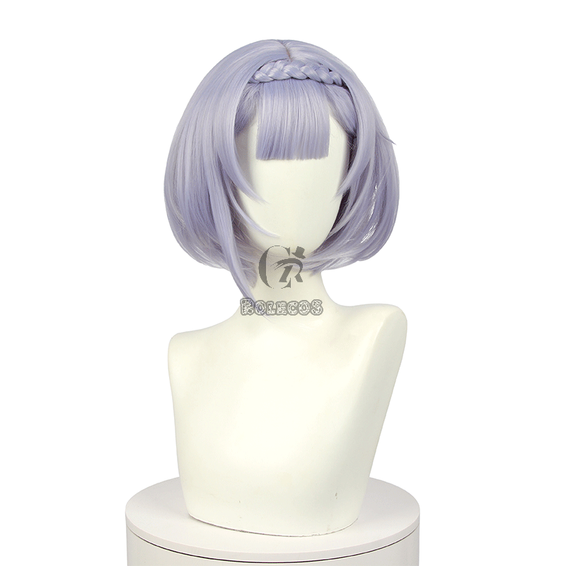 Game Genshin Impact Noelle Purple Braided Cosplay Wigs