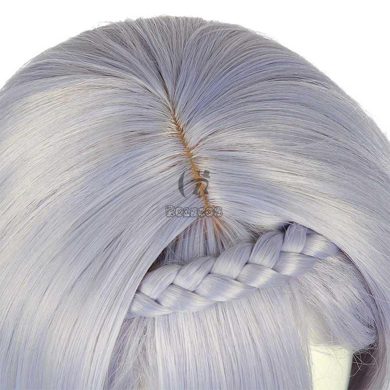 Game Genshin Impact Noelle Purple Braided Cosplay Wigs