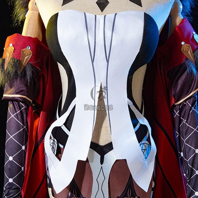 Game Genshin Impact NPC Signora Cosplay 