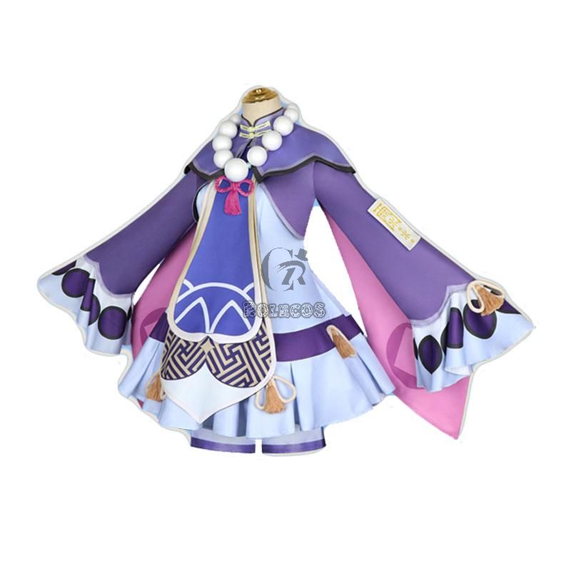 Game Genshin Impact Qiqi Icy Resurrection Cosplay Costume