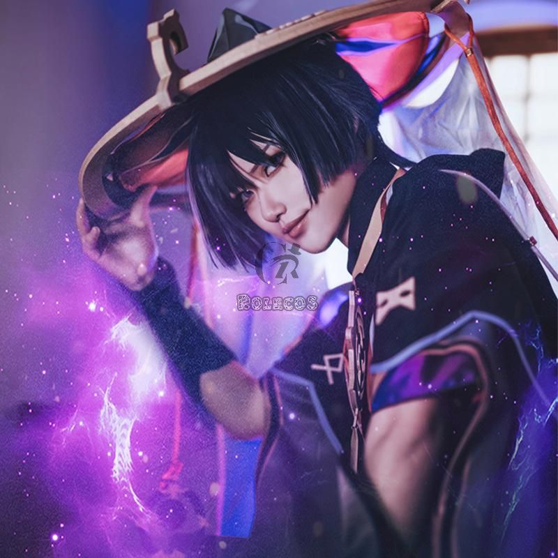 Game Genshin Impact Scaramouche Cosplay Costume
