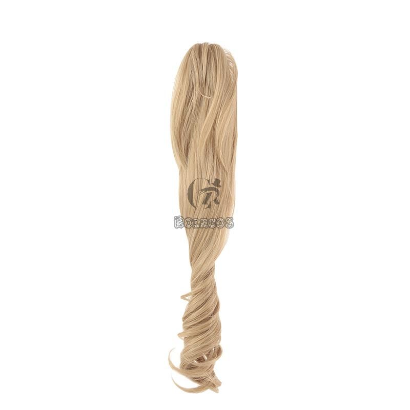 Game Genshin Impact Shining idol Barbara Brown Yellow Curly Cosplay Wigs