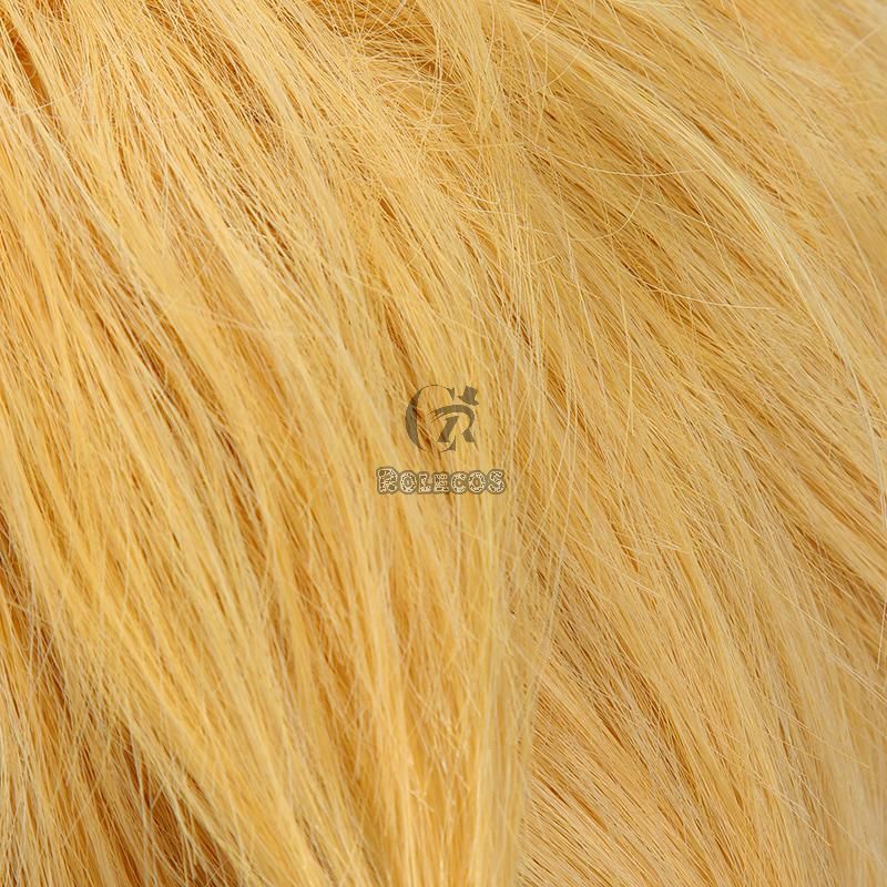 Game Genshin Impact Tohma Yellow Long Cosplay Wigs