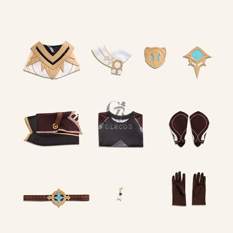 Game Genshin Impact Traveler Male Cosplay Costume