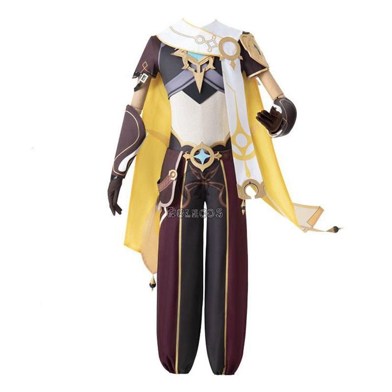 Game Genshin Impact Traveler Male Cosplay Costume