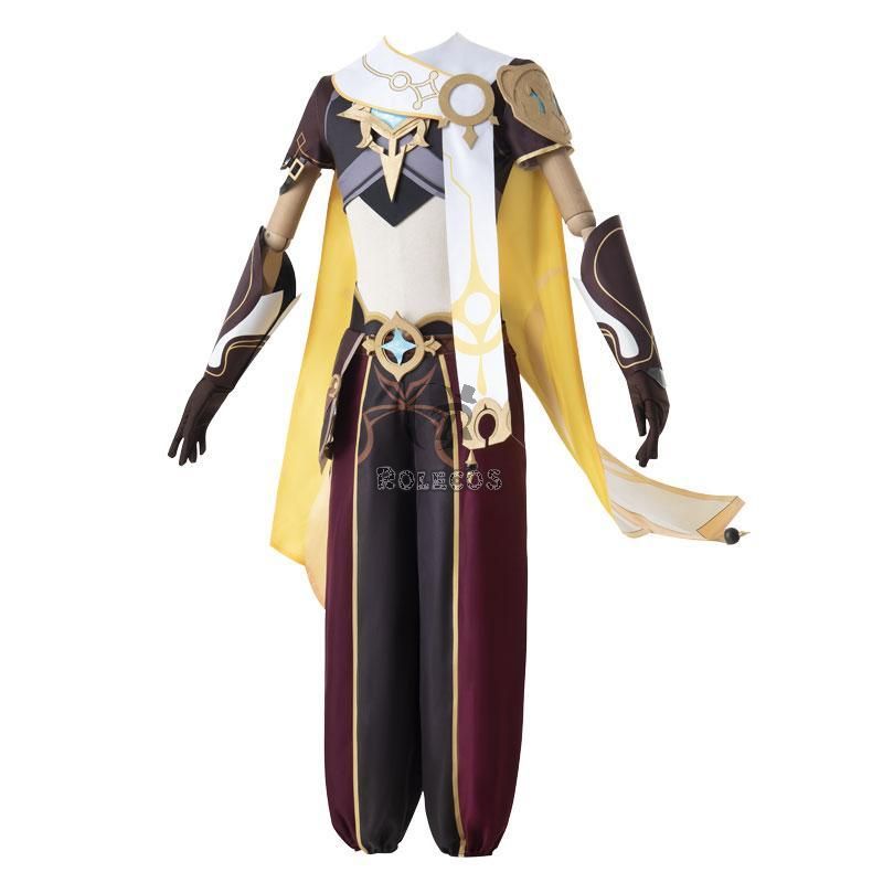 Game Genshin Impact Traveler Male Cosplay Costume
