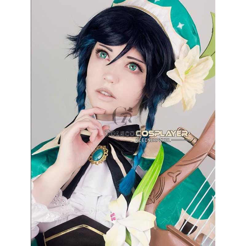 Game Genshin Impact Venti Cosplay Costume