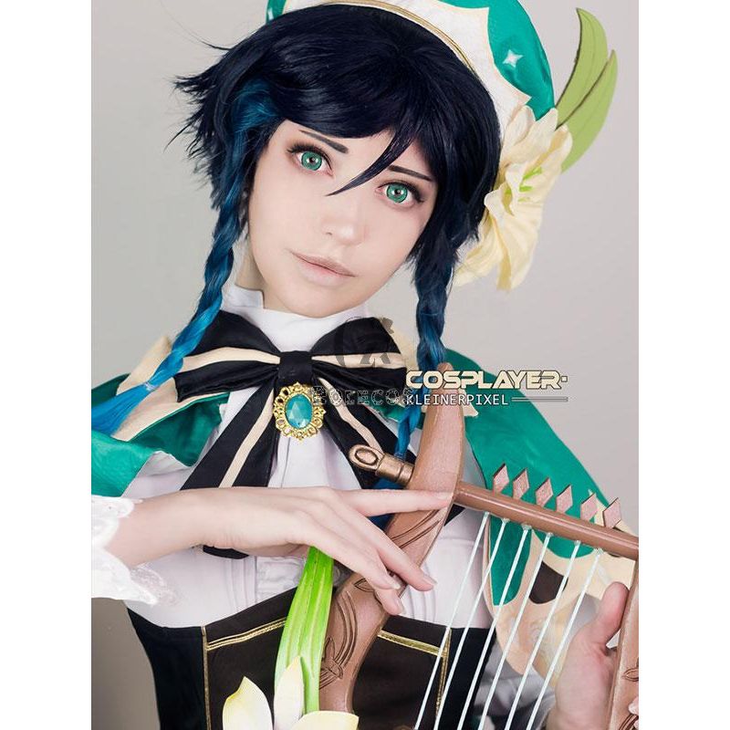 Game Genshin Impact Venti Cosplay Costume