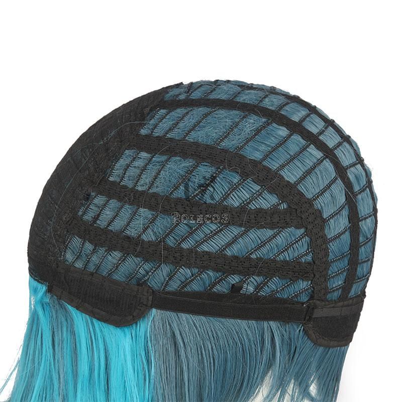 Game Genshin Impact Xiao Blue Mixed Cosplay Wigs 