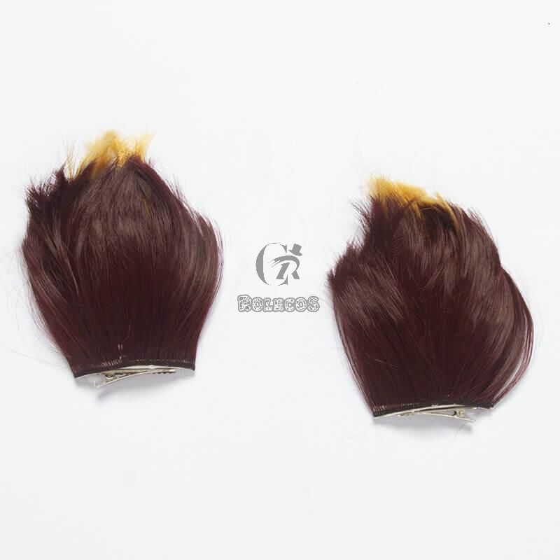 Game Genshin Impact Xinyan Mixed Brown Cosplay Wigs