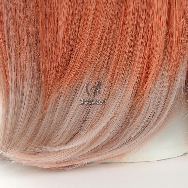 Game Genshin Impact Yanfei Pink Mixed White Long Cosplay Wigs