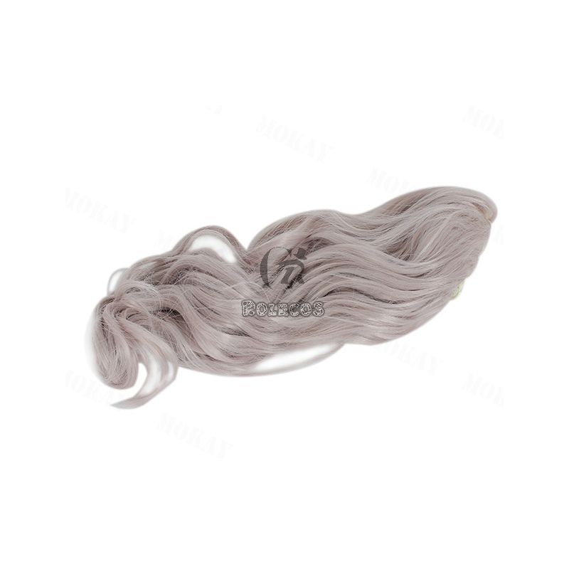 Game Girls Frontline UMP45UMP9 Brown Ponytail Linen Curls Cosplay Wigs