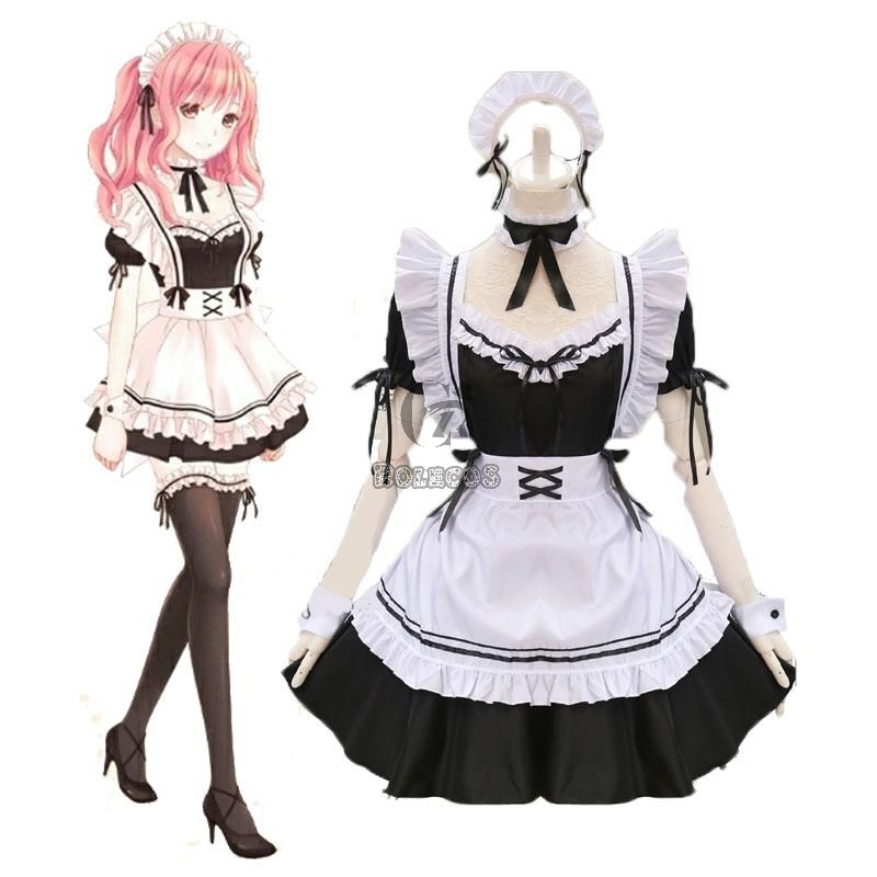 Game Miracle Nikki Lolita Maid Cosplay Costume