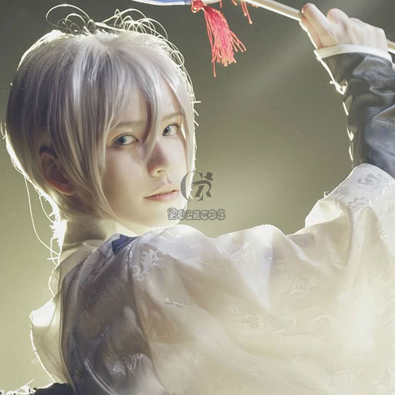 Game  Onmyoji Yin Yang Master SSR Da ii ten gu Flaxen Short Cosplay Wig