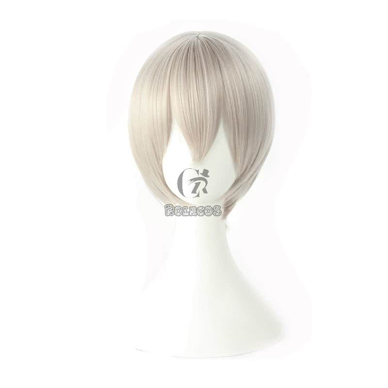 Game  Onmyoji Yin Yang Master SSR Da ii ten gu Flaxen Short Cosplay Wig