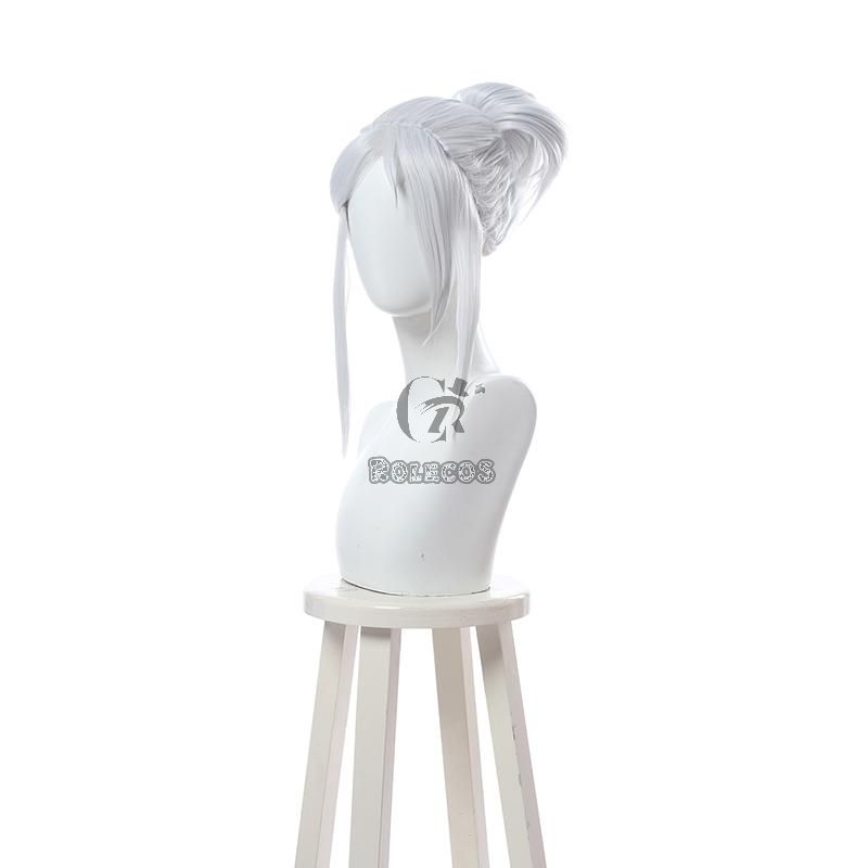 Game Valorant Project A Jett White Cosplay Wigs