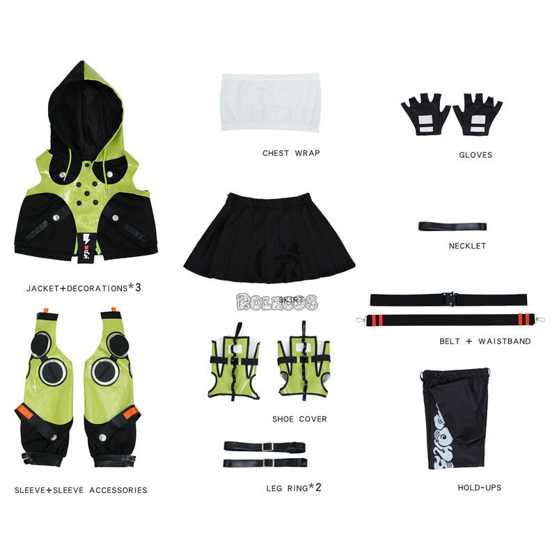 Game Zenless Zone Zero Gentle House Anby Demara Cosplay Costume