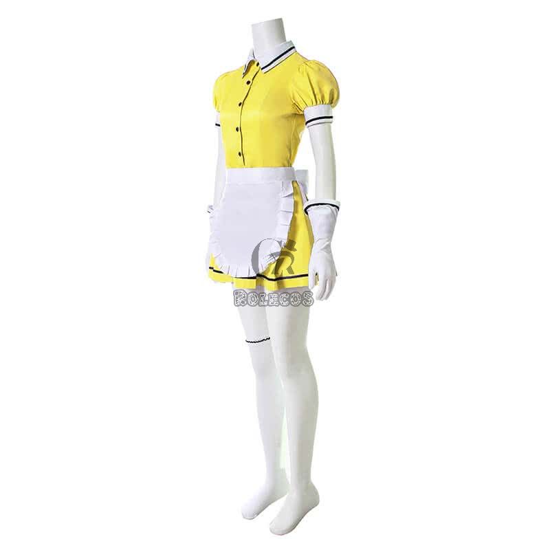 Blend S Mafuyu Hoshikawa Yellow Anime Cosplay Costumes