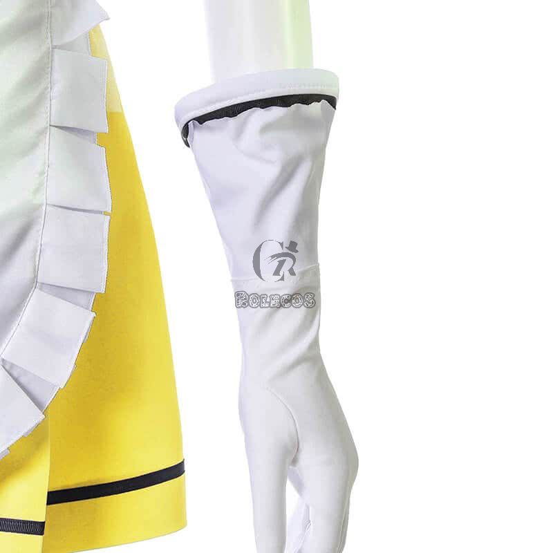 Blend S Mafuyu Hoshikawa Yellow Anime Cosplay Costumes
