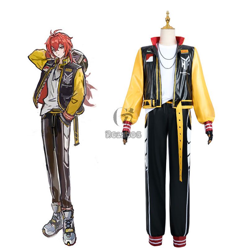 Genshin Impact Diluc Racing Suit Cosplay Costume