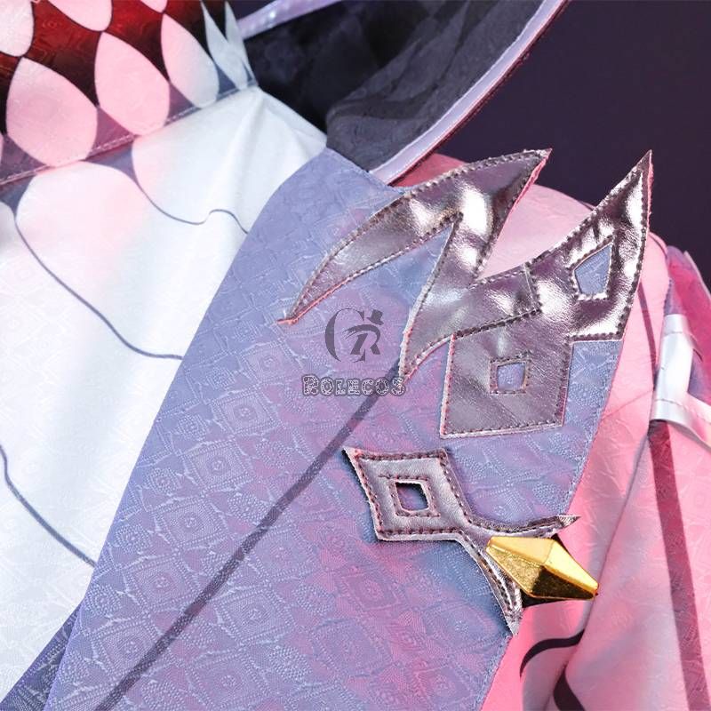 Genshin Impact Fatui Arlecchino The Knave Cosplay Costume