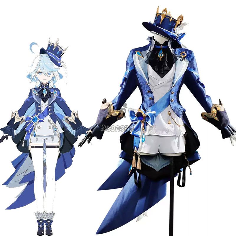Genshin Impact Furina Focalors Cosplay Costume