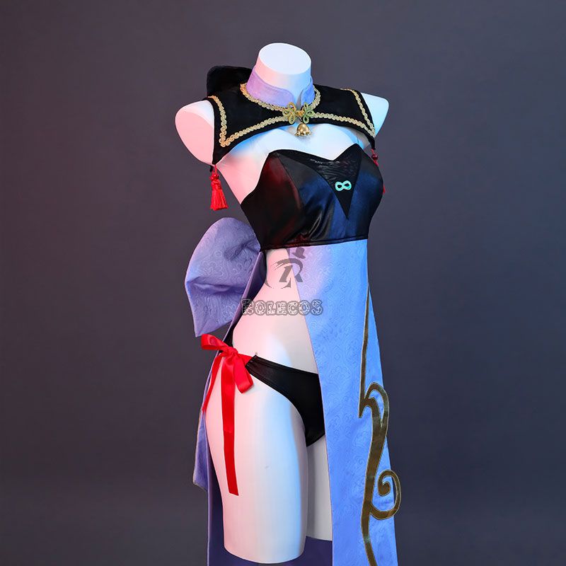 Genshin Impact Ganyu Little Zombie Sexy Halloween Cosplay Costume