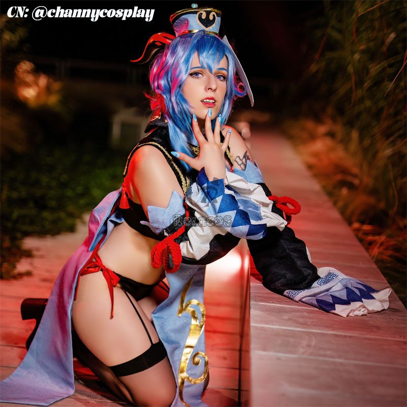 Genshin Impact Ganyu Little Zombie Sexy Halloween Cosplay Costume
