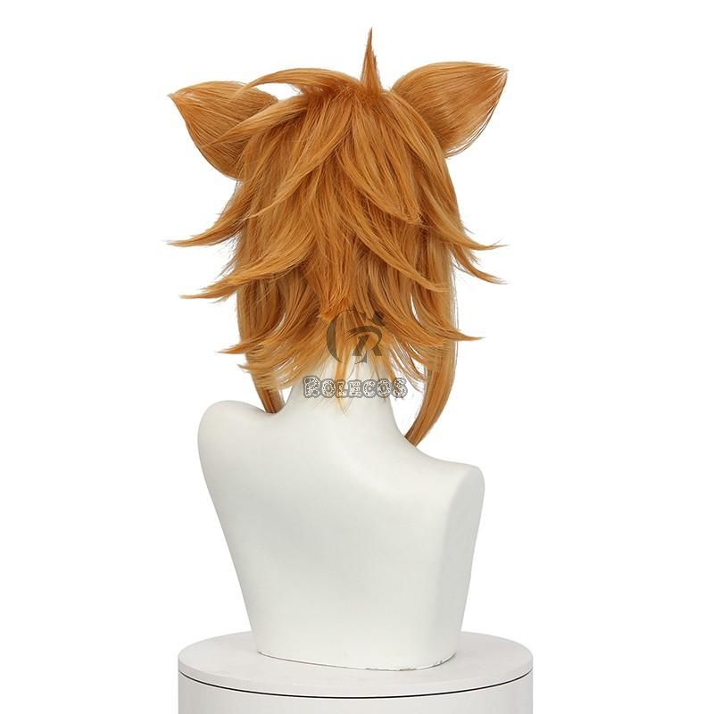 genshin impact gorou cosplay wig