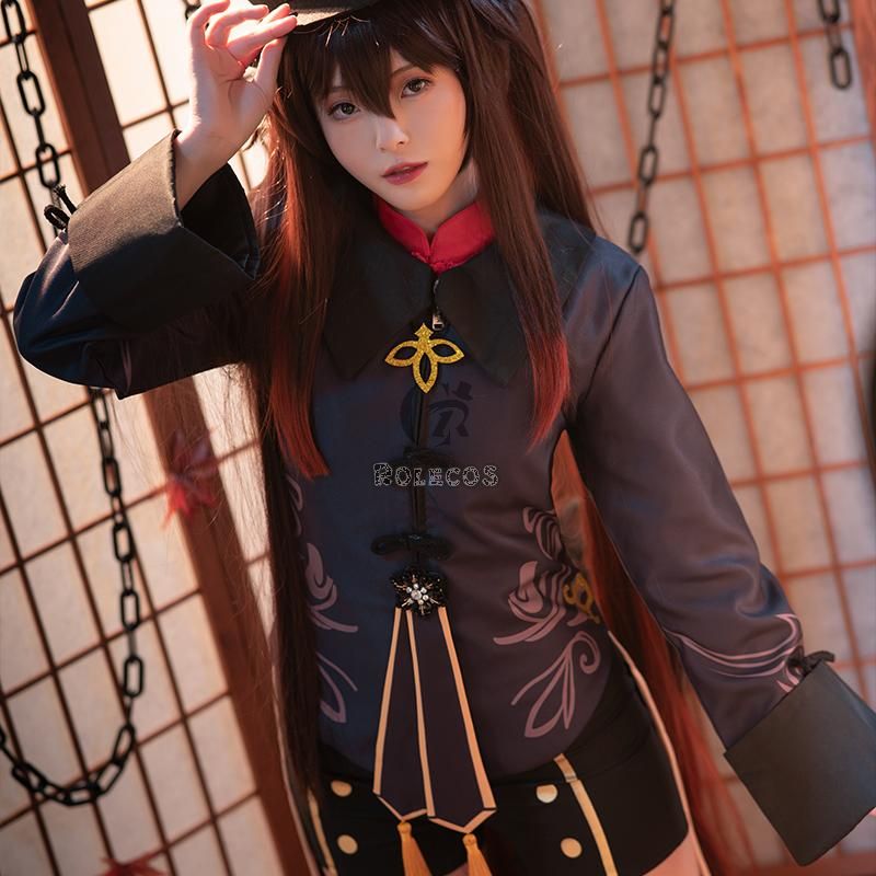 Game Genshin Impact Hu Tao Cosplay Costume