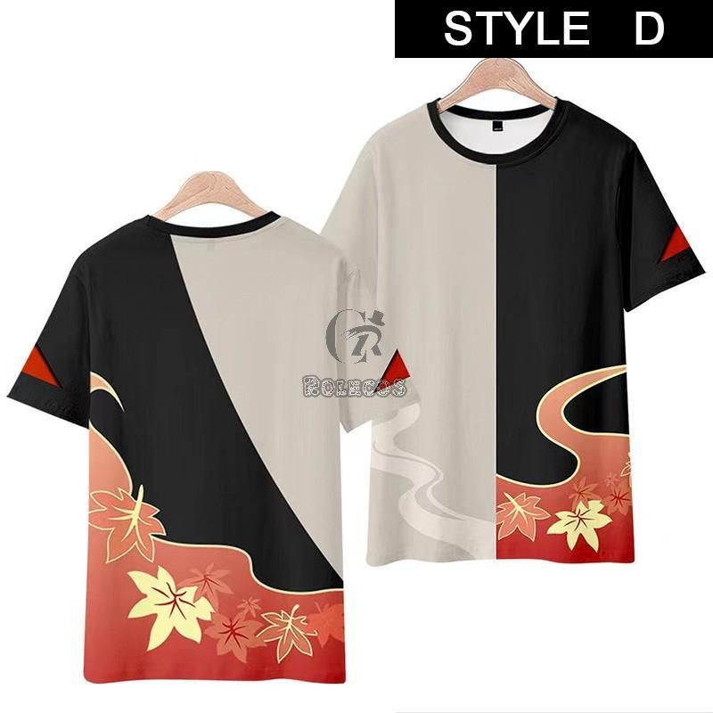 Genshin Impact Kazuha T-shirt Cosplay Costume