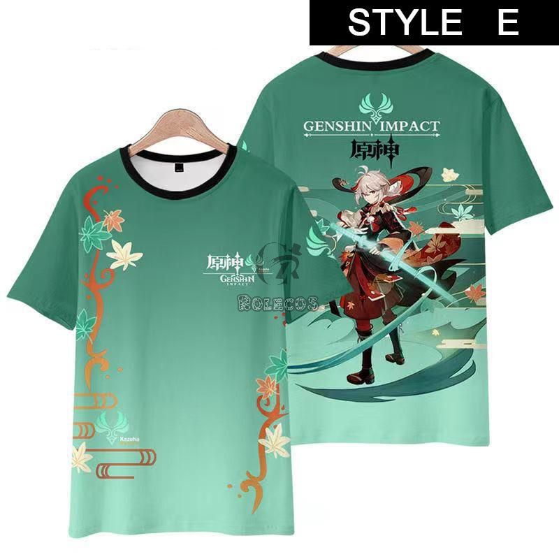 Genshin Impact Kazuha T-shirt Cosplay Costume