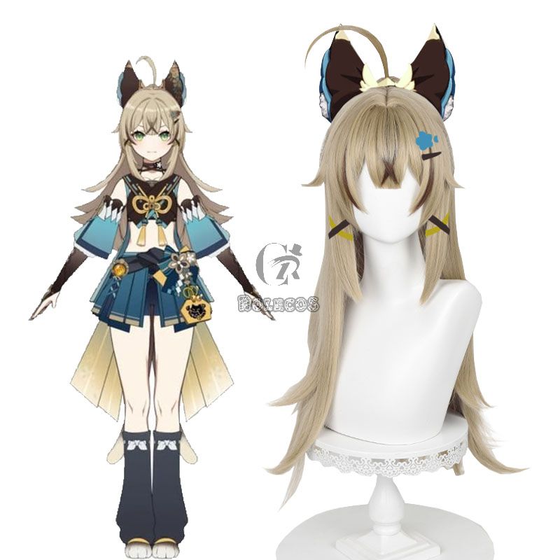 Genshin Impact Kirara Cosplay Wigs