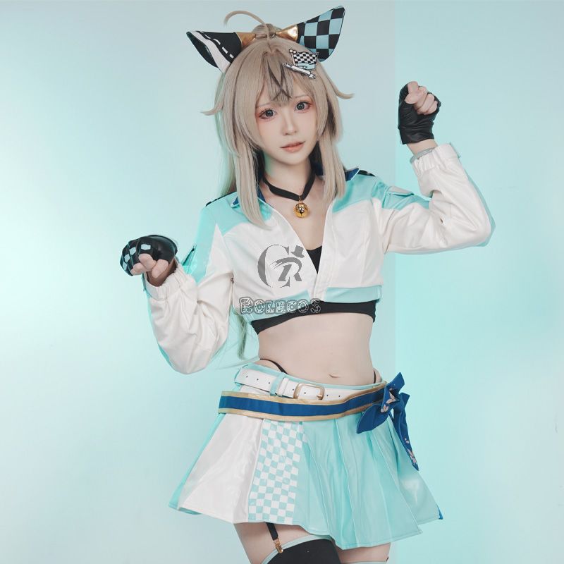 Genshin Impact Kirara Racing Suit Cosplay Costume