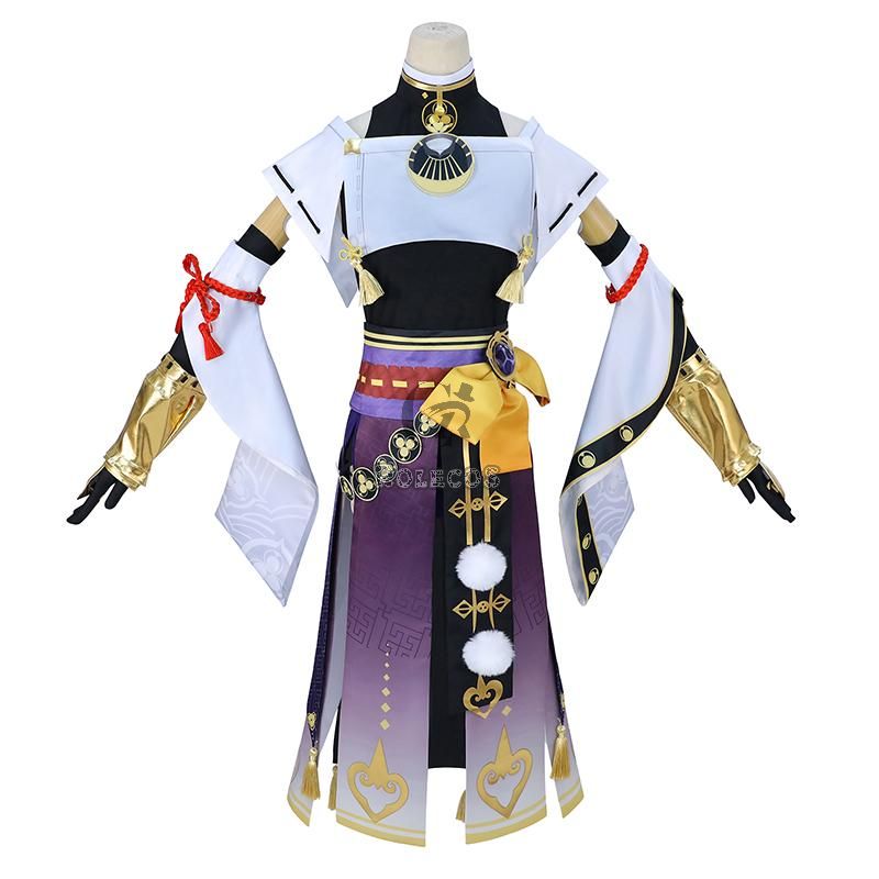 Genshin Impact Kujou Sara Cosplay Costume