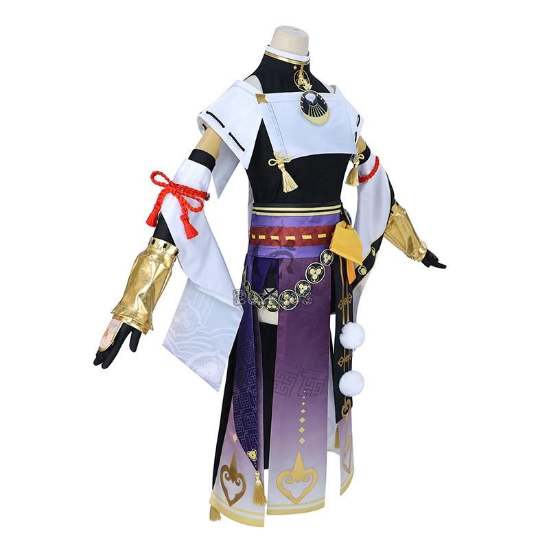 Genshin Impact Kujou Sara Cosplay Costume