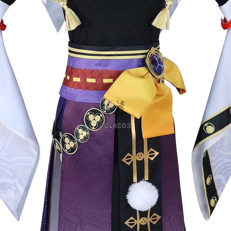 Genshin Impact Kujou Sara Cosplay Costume