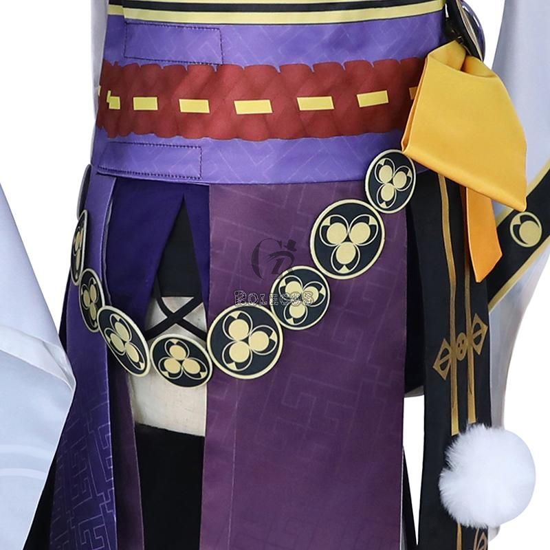 Genshin Impact Kujou Sara Cosplay Costume