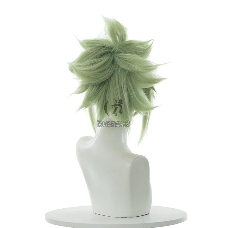 Genshin Impact Kuki Shinobu Green Cosplay Wigs