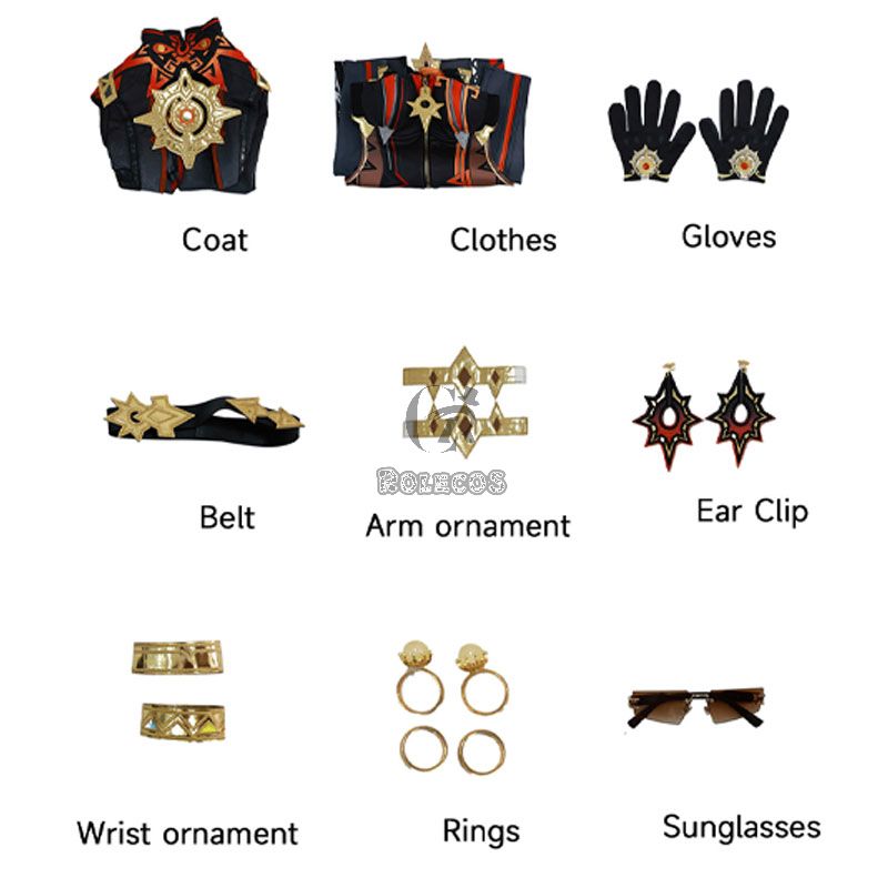 Genshin Impact Mavuika Cosplay Costume