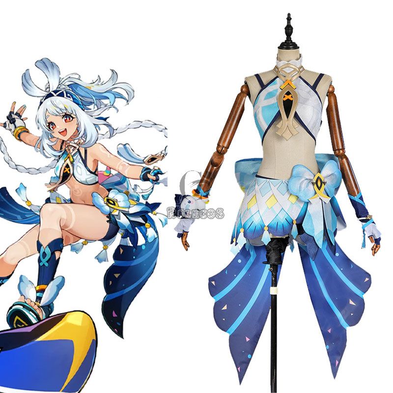 Genshin Impact Mualani Cosplay Costume