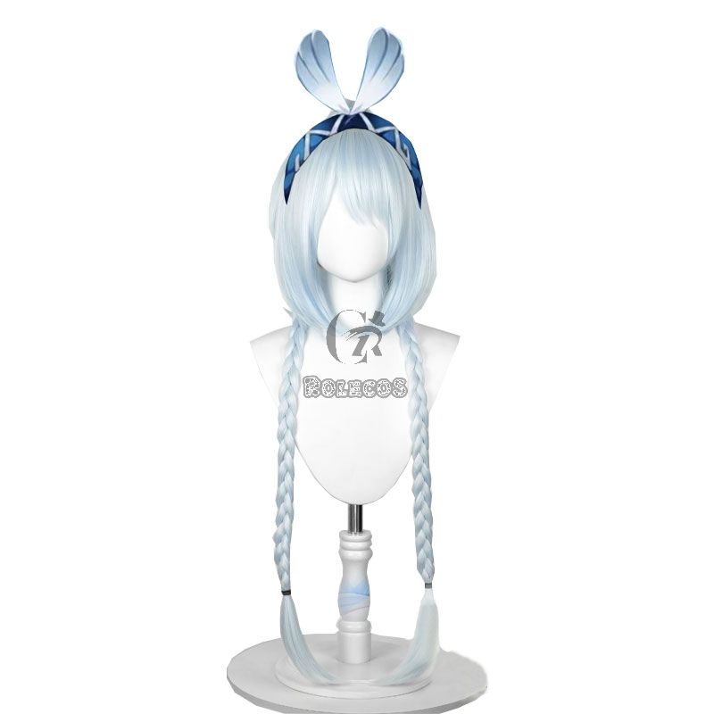 Genshin Impact Mualani Cosplay Wig